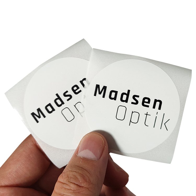 Round adhesive sticker labels custom logo label sticker for packaging