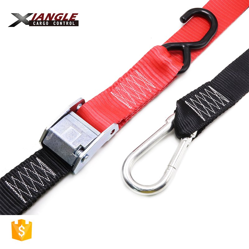 1.5inch x 8ft 550kgs best motorcycle tie down straps cam buckle strap webbing soft loop motorcycle tie down straps