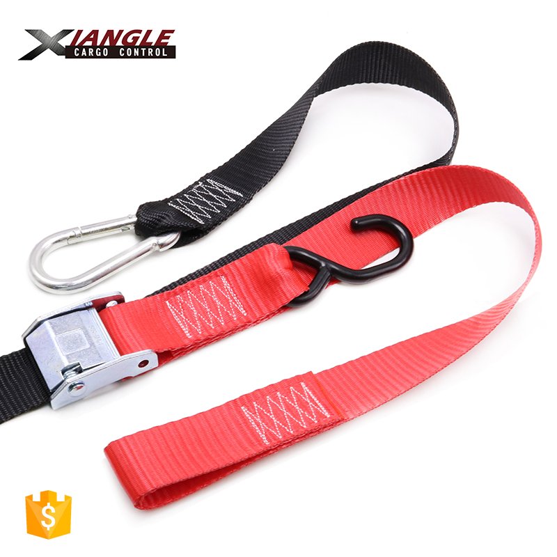 1.5inch x 8ft 550kgs best motorcycle tie down straps cam buckle strap webbing soft loop motorcycle tie down straps