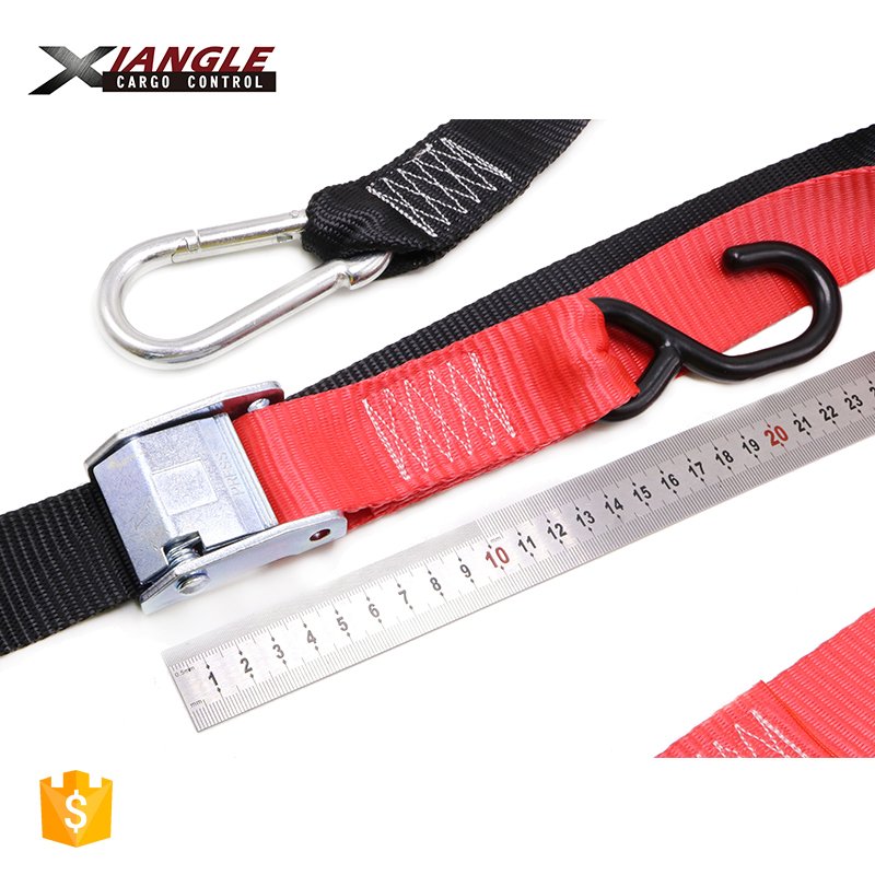 1.5inch x 8ft 550kgs best motorcycle tie down straps cam buckle strap webbing soft loop motorcycle tie down straps