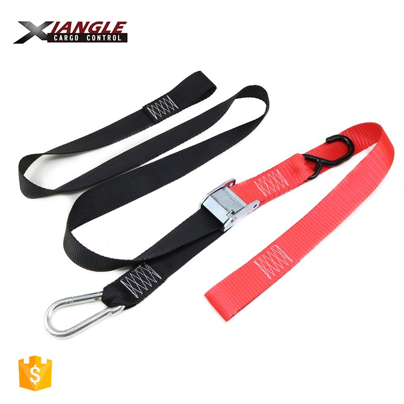 1.5inch x 8ft 550kgs best motorcycle tie down straps cam buckle strap webbing soft loop motorcycle tie down straps