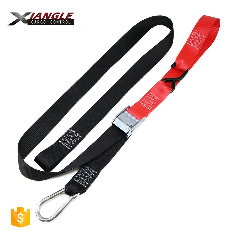 1.5inch x 8ft 550kgs best motorcycle tie down straps cam buckle strap webbing soft loop motorcycle tie down straps