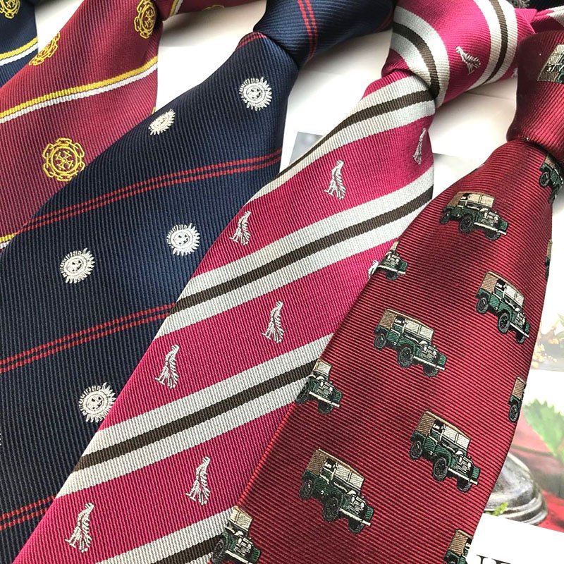 Wholesale Silk Ties Mens Tiesb Blue Custom Logo Tie Man Necktie