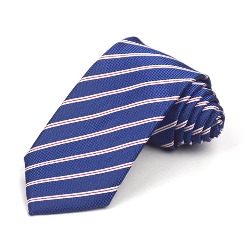 Custom High Quality Personalized Italian Silk Polyester Necktie Fabric Woven Neck Ties Mens Tie