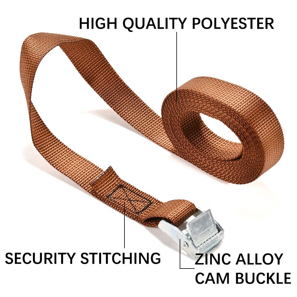 New Arrival 20mm Motorcycle Strap Cam Buckle Tie Down Strap with Zinc Alloy Cam Lock Buckle