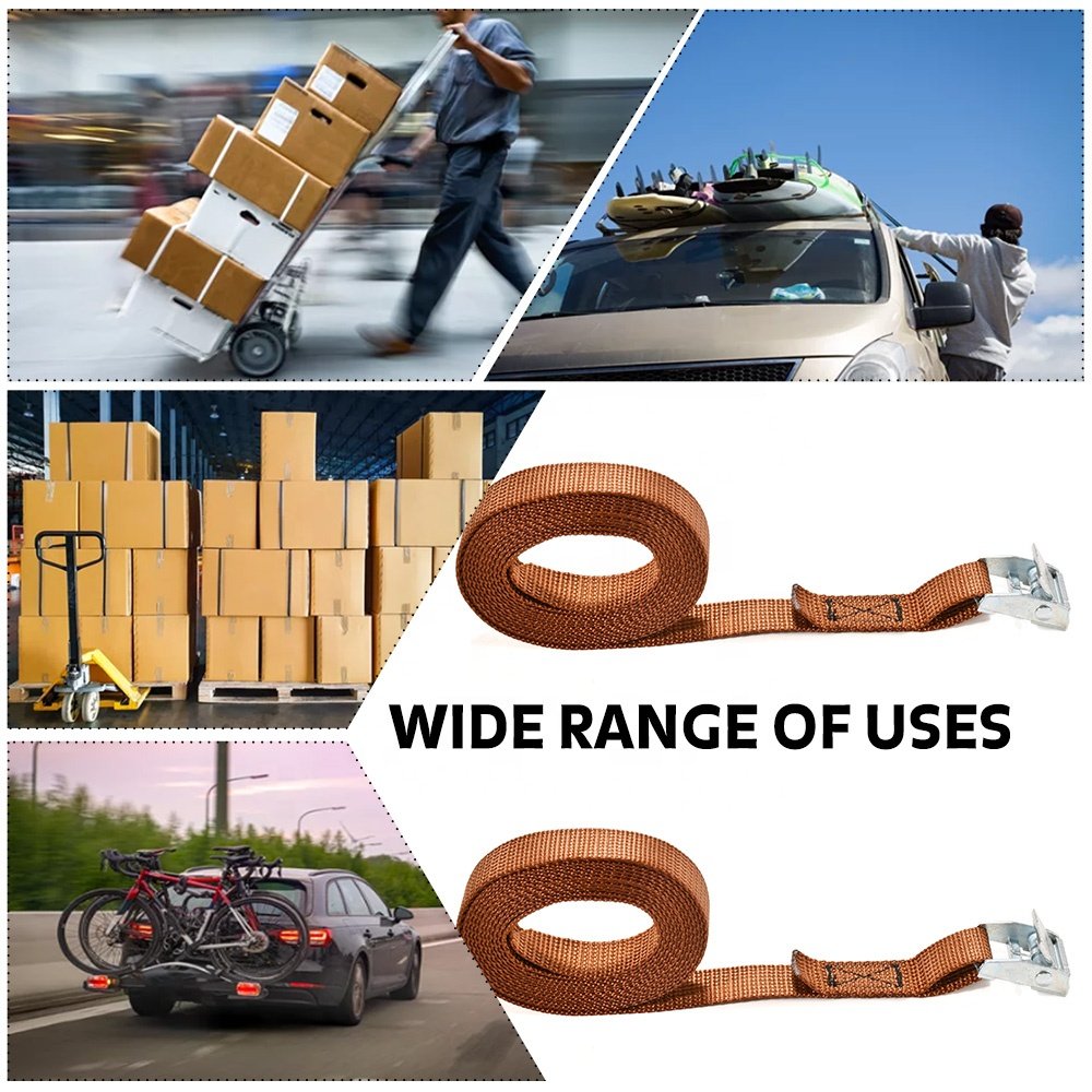 New Arrival 20mm Motorcycle Strap Cam Buckle Tie Down Strap with Zinc Alloy Cam Lock Buckle