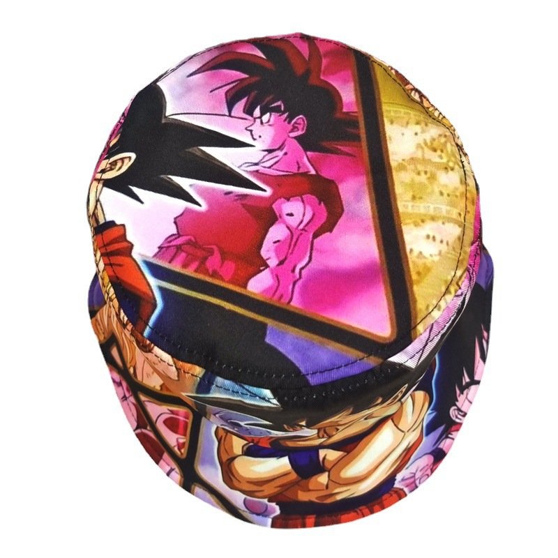 Anime Cartoon Printing Wide Brim Beach Uv Protection Fisherman Hats Outdoor Summer Foldable Bucket Hats