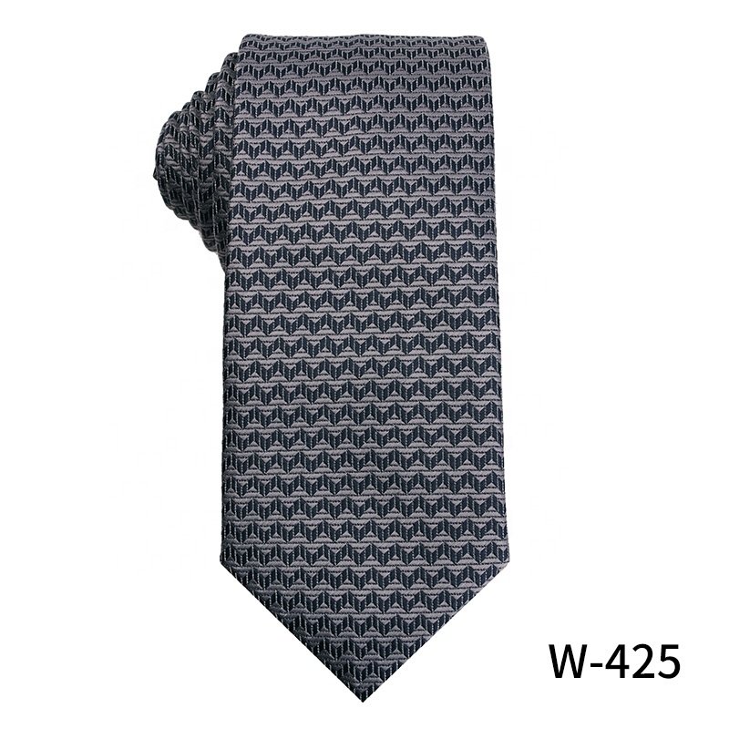 High quality cheap stock men's custom 100% polyester oem odm tie navy blue ties for men paisley jacquard woven men's floral ties