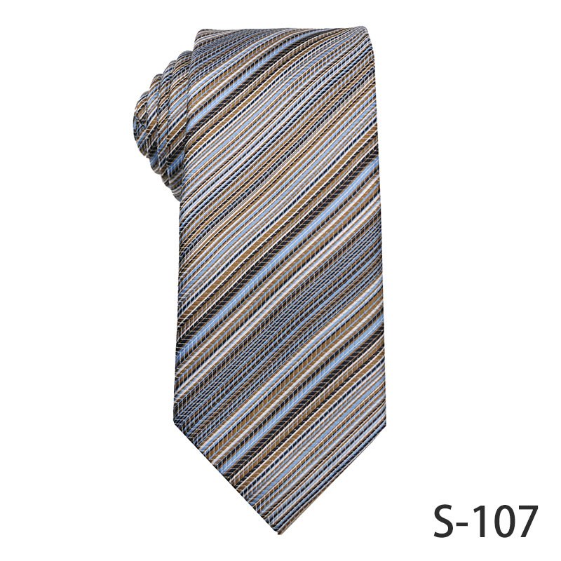 New Design Yellow Personalized Tie For Men Wedding 7.5cm Men's Silk Necktie