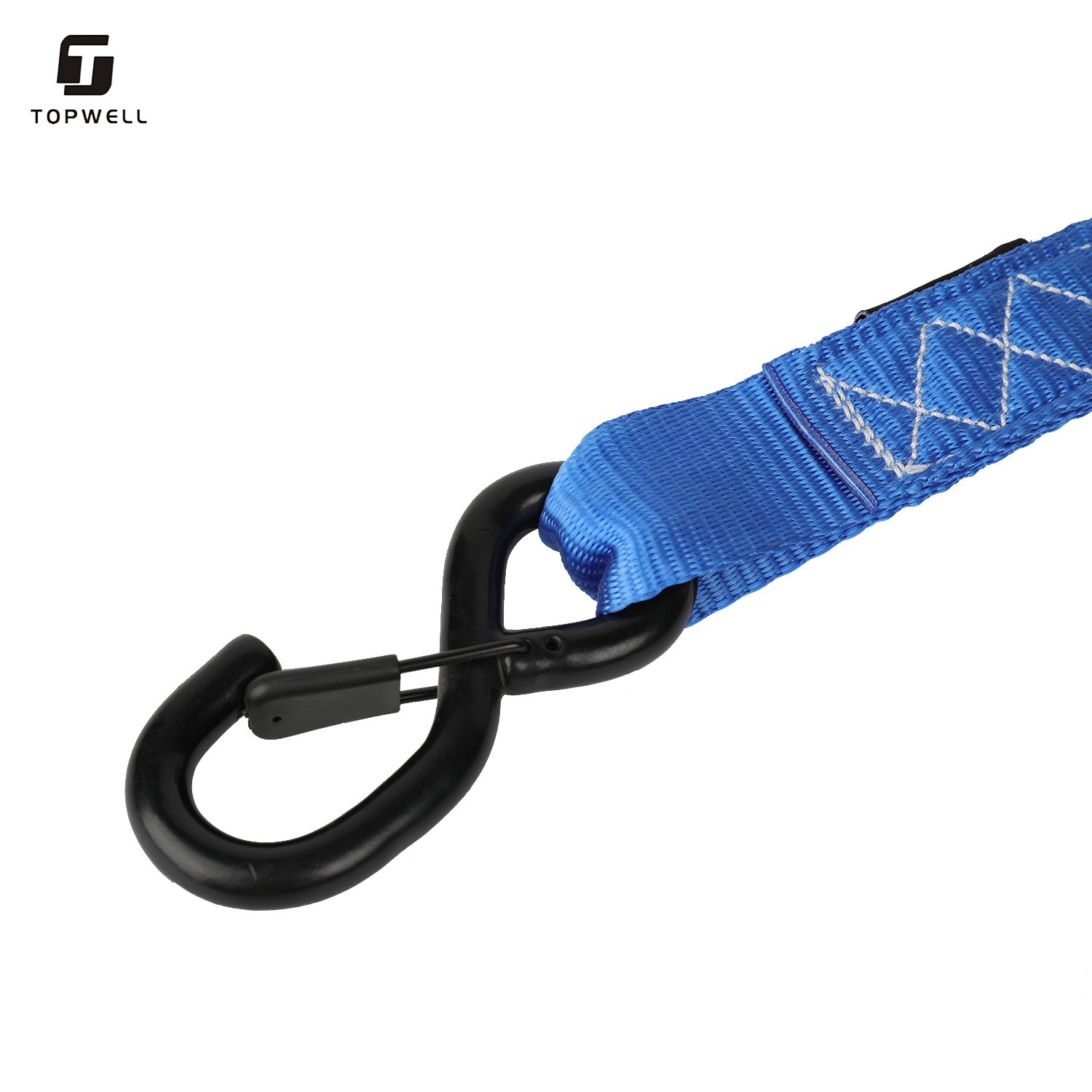 Tie Transformer Ratchet Cargo Boat Down Motorcycles Cam Buckle 38mm Black Rubber Handle Ratchet Tie down Car Strap