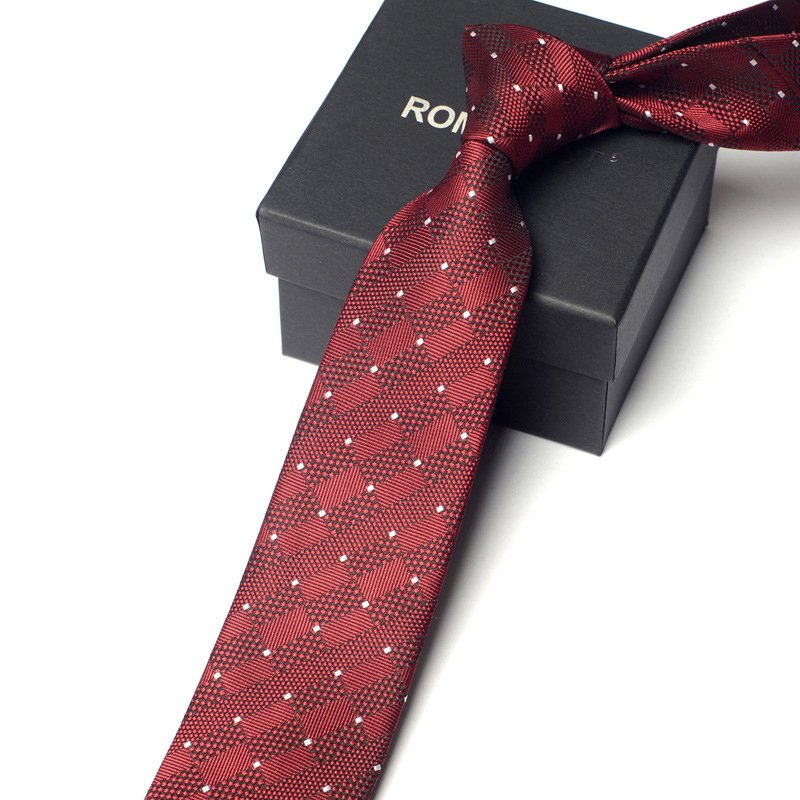 Fashion classic business men's tie custom strip 100% polyester woven men's tie Gravata