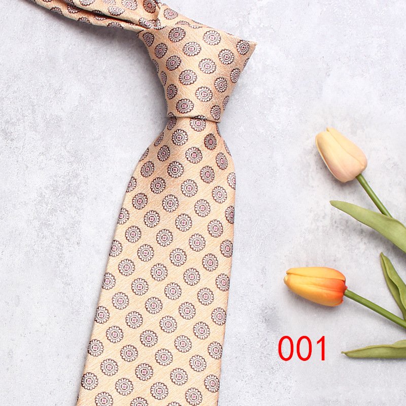 Fashion Versatile Brown Ties Collection For Men High Quality Handmade Jacquard Men's Causal Tie Business Suit Decorations Tie