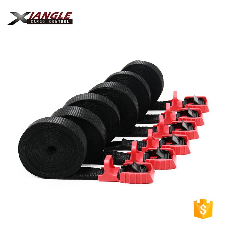 1inch 25mm cargo rope cam buckle straps brand logo container lashing cargo rope tie down