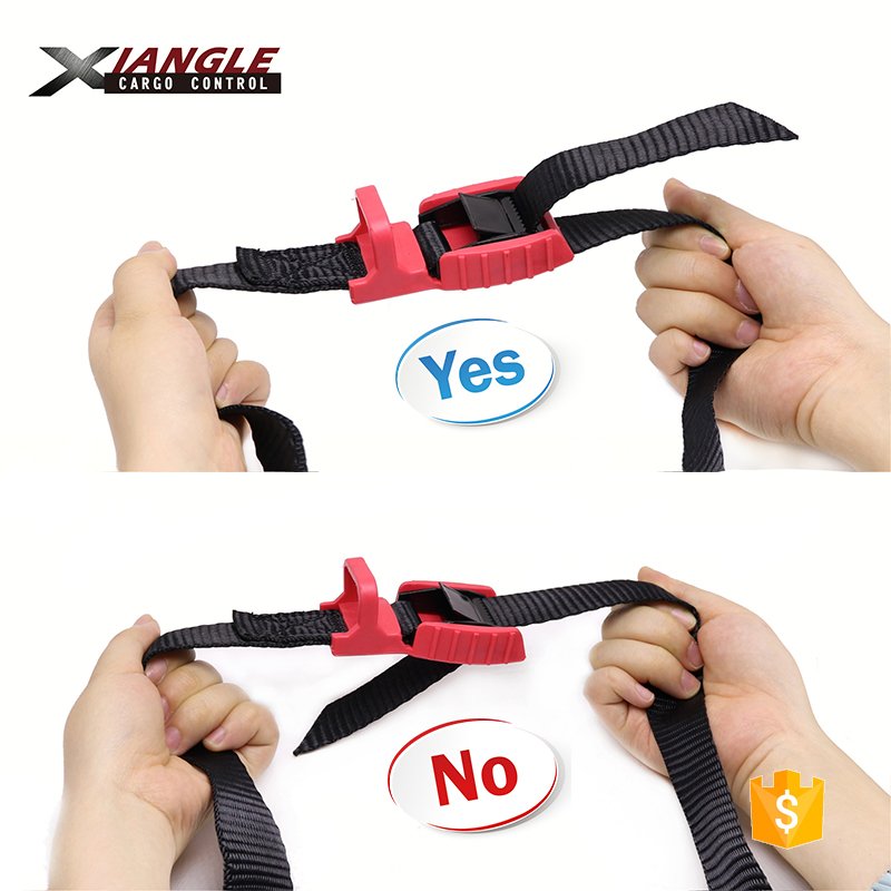 1inch 25mm cargo rope cam buckle straps brand logo container lashing cargo rope tie down