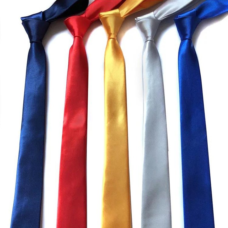 A1926 Men 5cm Gentlemen 24 Color Tie Casual Wedding Narrow Bridegroom Necktie Fashion Polyester Neck Ties