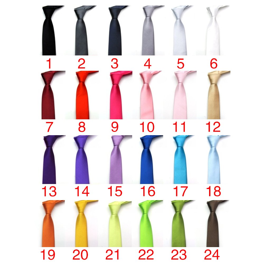 A1926 Men 5cm Gentlemen 24 Color Tie Casual Wedding Narrow Bridegroom Necktie Fashion Polyester Neck Ties