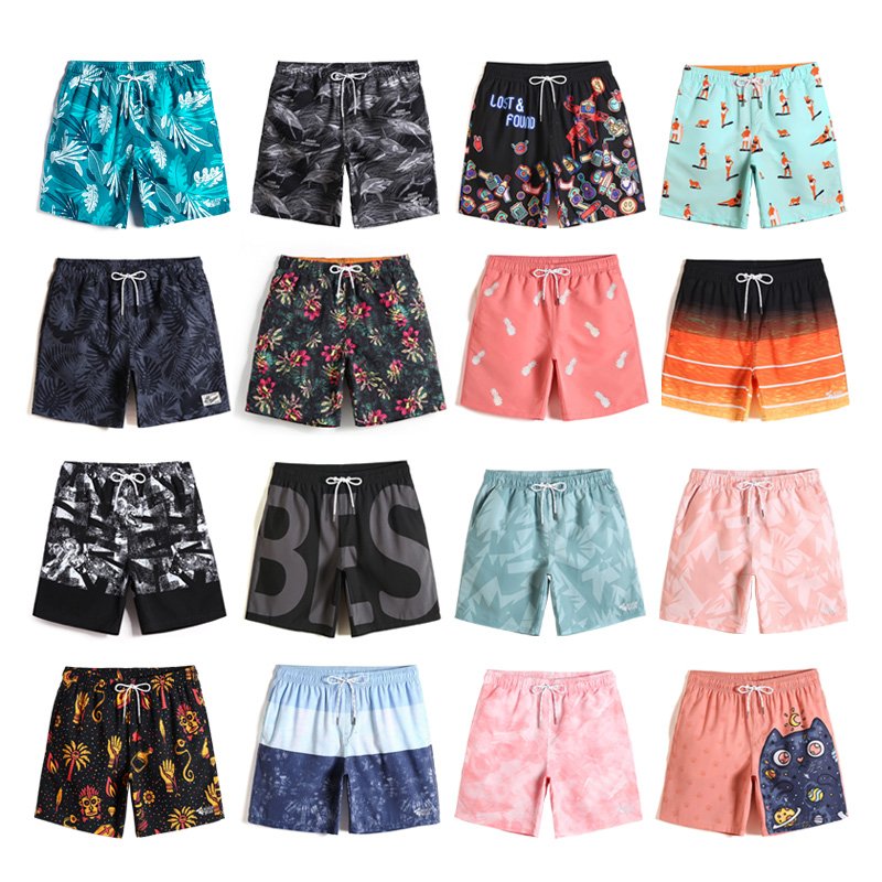 Wholesale Custom Made Men Shorts Sublimation Casual Shorts Breathable Swim Trunk Allover Print Beach Shorts for Summer