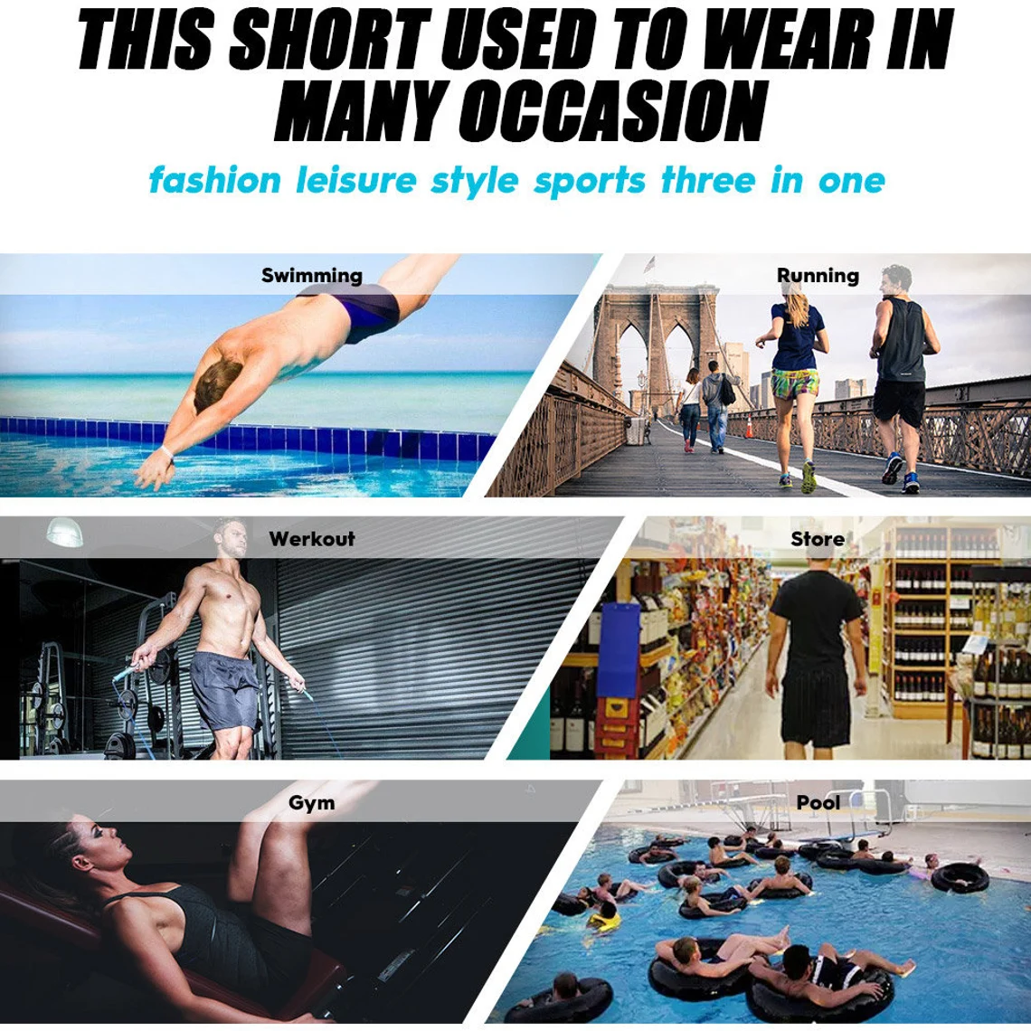 Wholesale Custom Made Men Shorts Sublimation Casual Shorts Breathable Swim Trunk Allover Print Beach Shorts for Summer