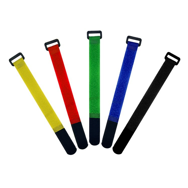 Adjustable Hook and Loop Strap Magic Tape Sustainable 3m Adhesive White Color Hook & Loop Tape with Edges Tape