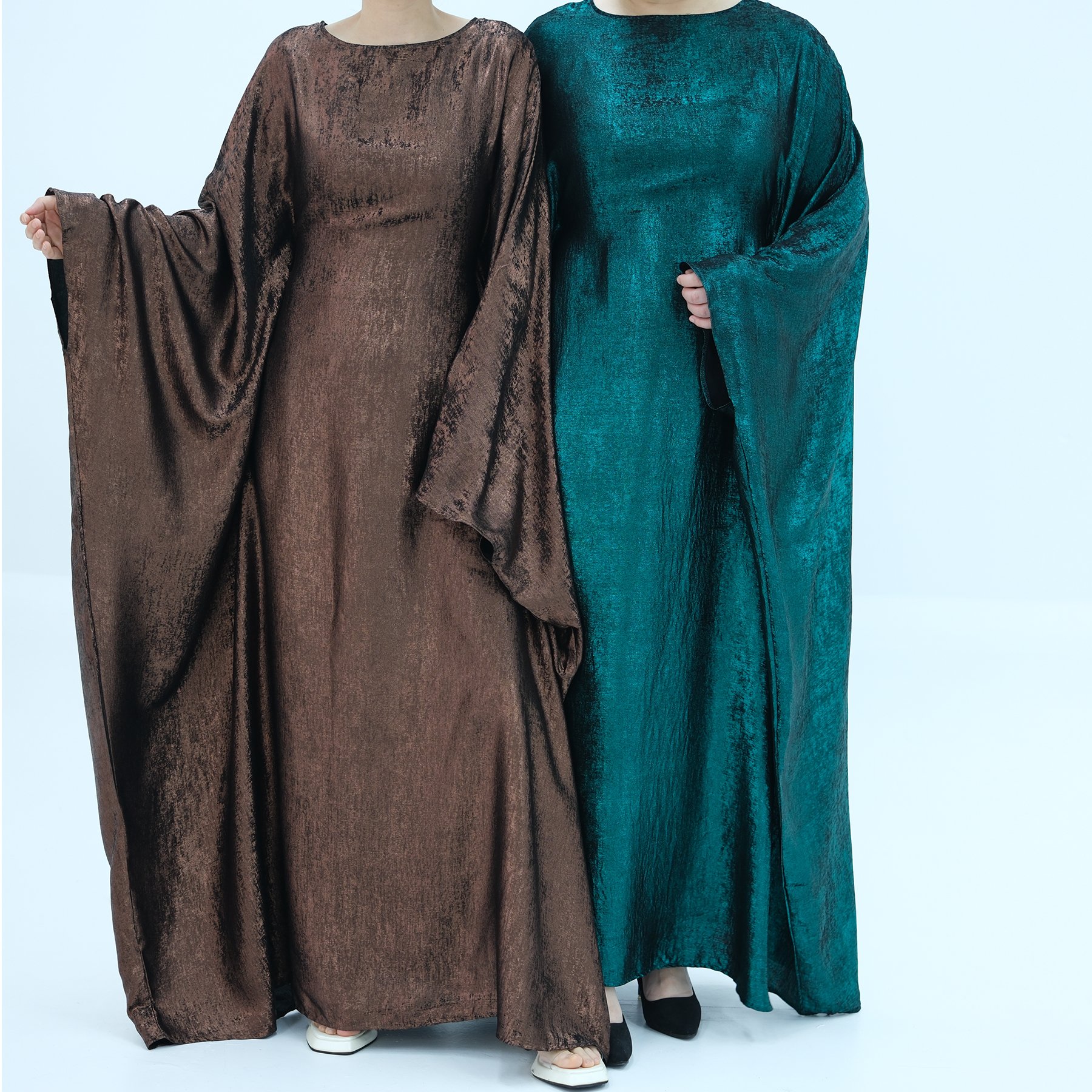Latest Abaya Designs Modest Fashion Women Muslim Dress with Tie Belt Holiday Outfit Islamic Clothing Butterfly Kaftan Abaya