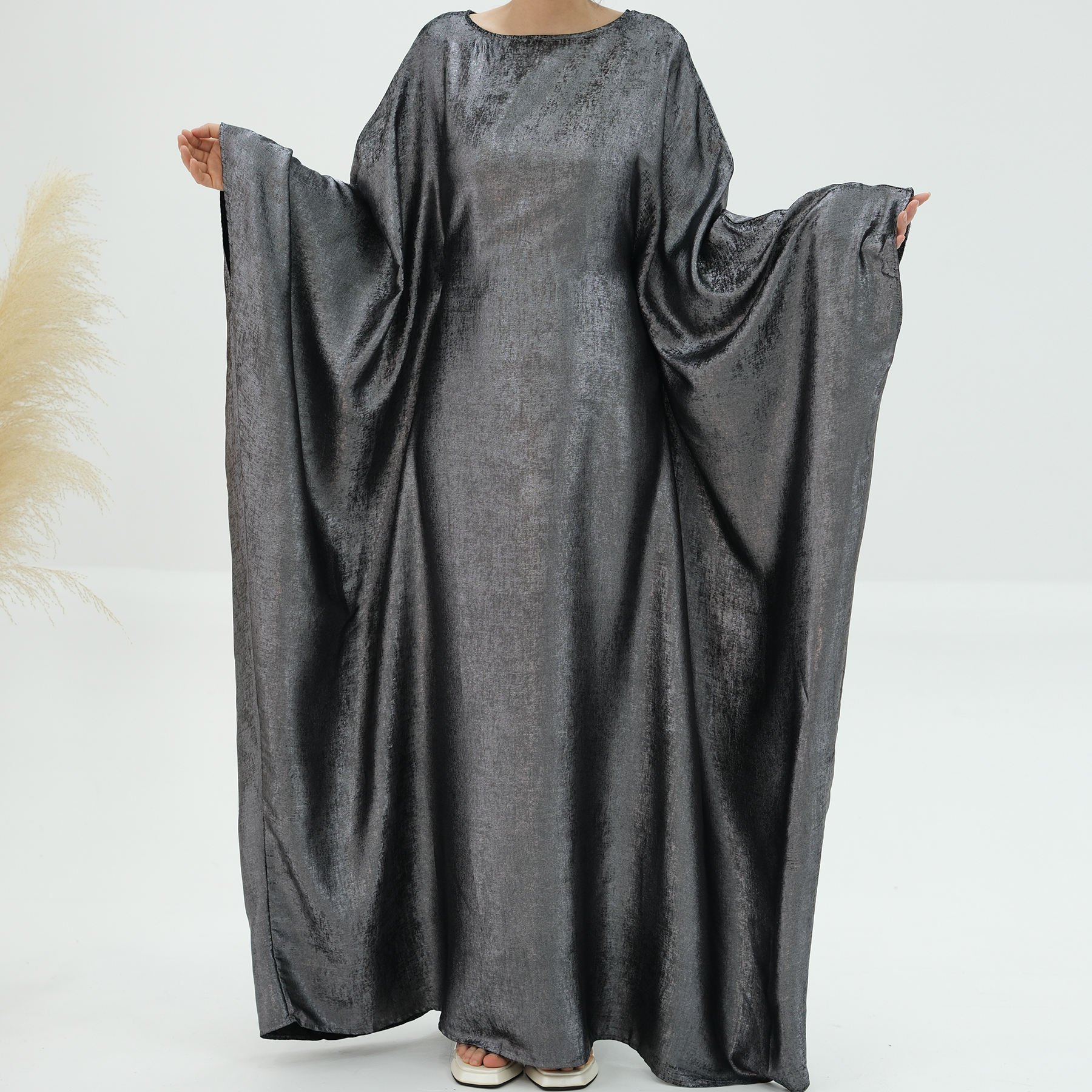 Latest Abaya Designs Modest Fashion Women Muslim Dress with Tie Belt Holiday Outfit Islamic Clothing Butterfly Kaftan Abaya