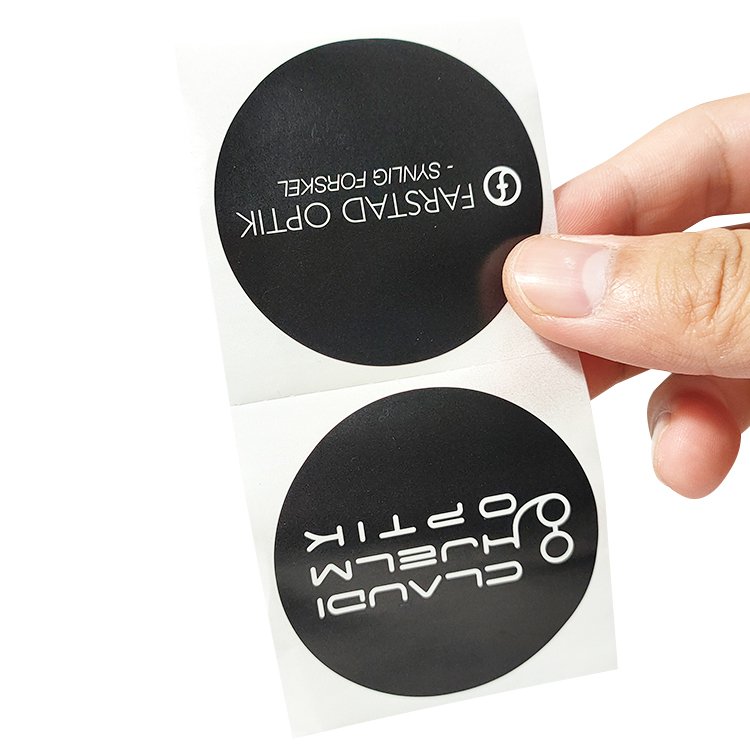 High Quality Round adhesive vinyl sticker labels custom logo label sticker printed for packaging