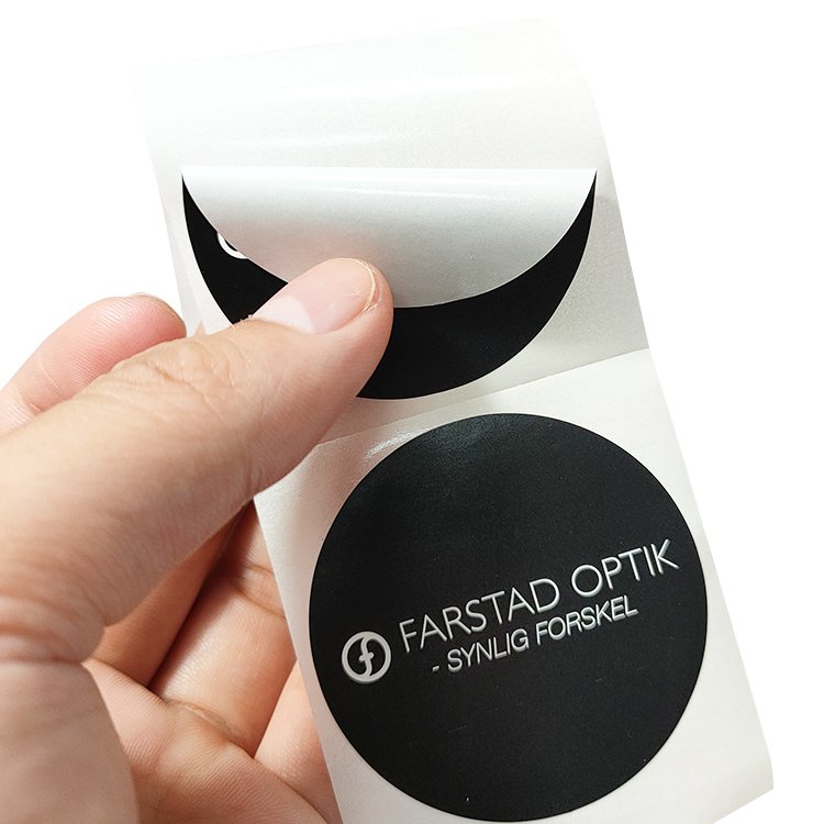 High Quality Round adhesive vinyl sticker labels custom logo label sticker printed for packaging