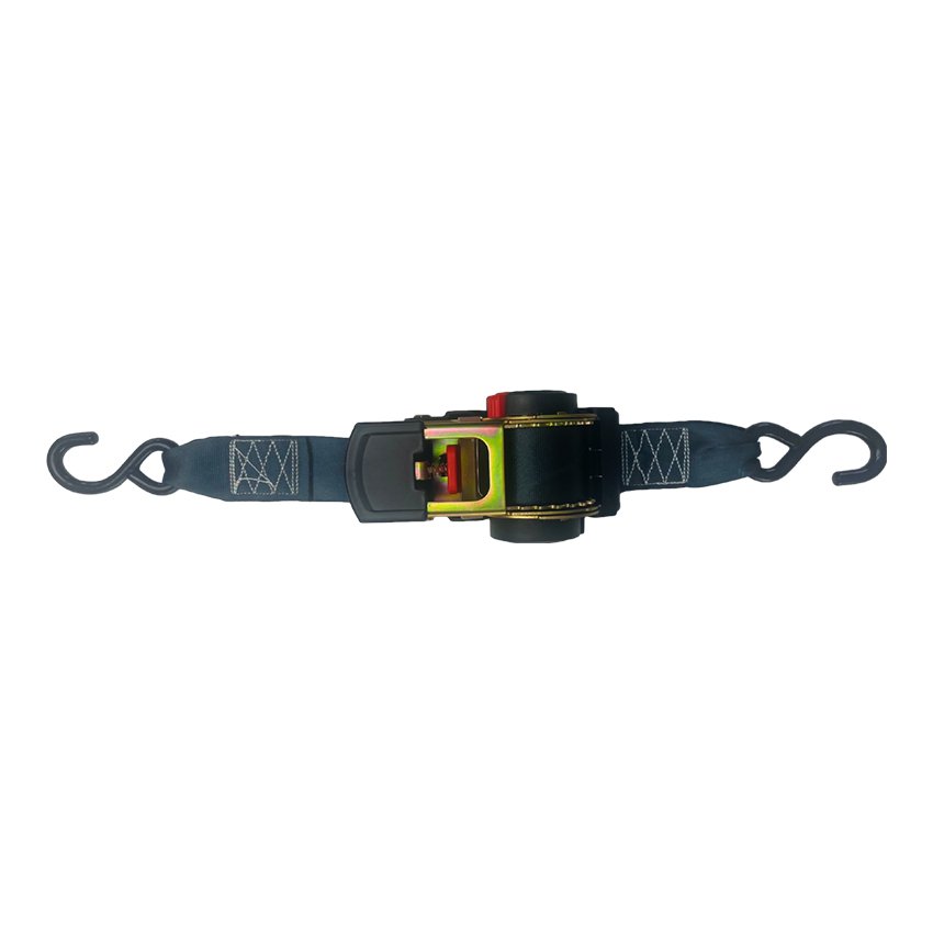 2inch Retractable Ratchet Strap with S Hook for Cargo Lashing
