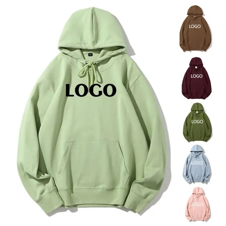Custom High Quality Essential Hoodies Mens Plus Size Blank Plain Print Hoodie Cheap Bulk Hoodie Wholesale