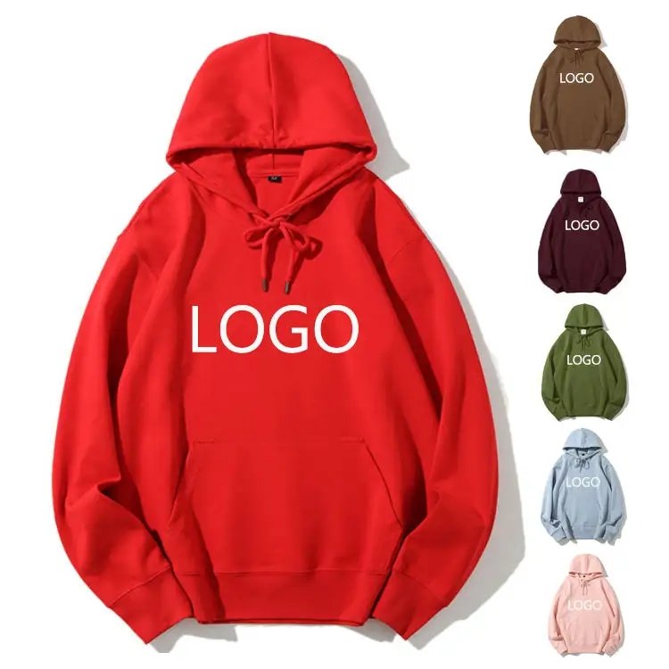 Custom High Quality Essential Hoodies Mens Plus Size Blank Plain Print Hoodie Cheap Bulk Hoodie Wholesale