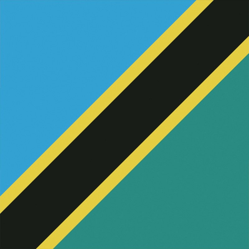 Wholesale 21 inches Square 100% Cotton Print Caribbean Country Flag Scarf Jamaica Haiti Bandanas Square