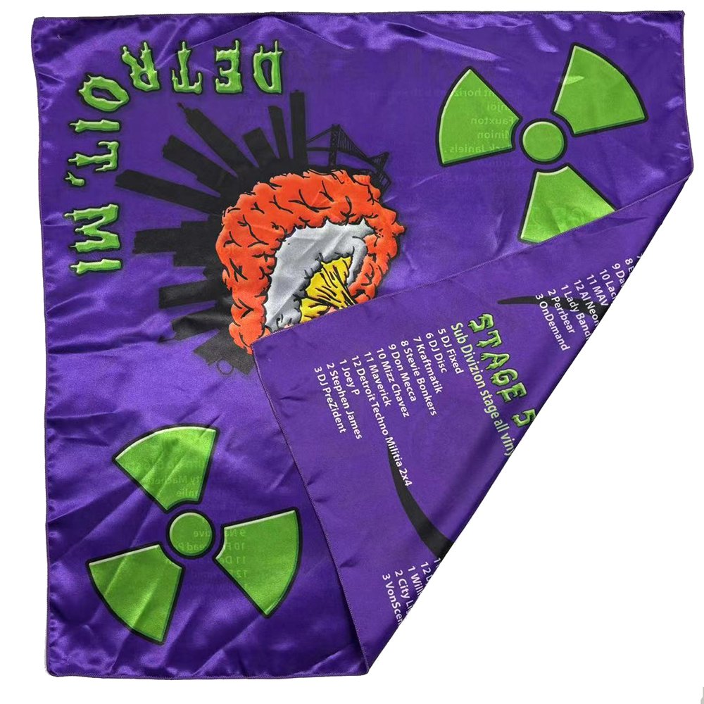 Wholesale Custom Logo Colourful Cotton Sports Square Headwear Scarf Classic Paisley Multi-Functional Bandana