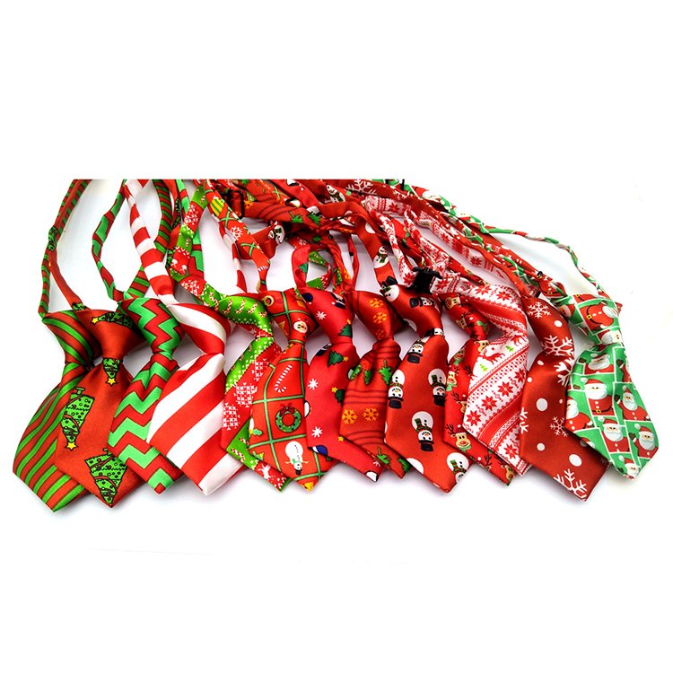 Various New Pet Ties Dog Collar Neck Tie Dog Christmas Bow Tie
