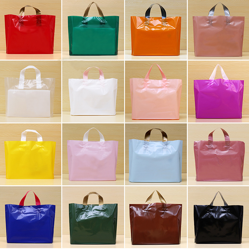 Hot Boutique Bags For Business Small Bulk Plastic Shopping Bags Merchandise Bags