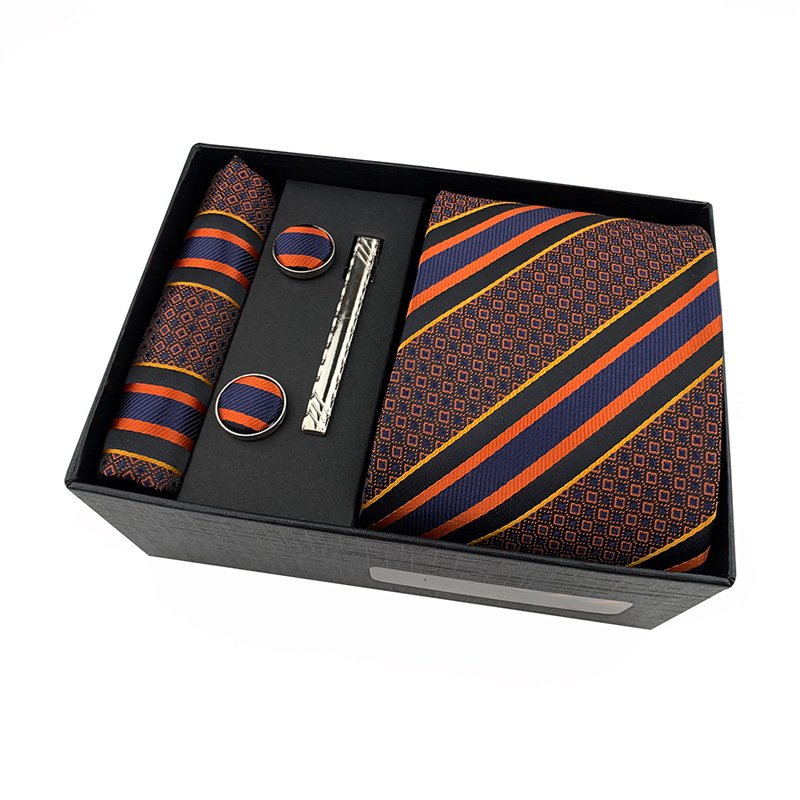 manufacture 8cm formal business British black tie professional work men's wedding dark striped necktie