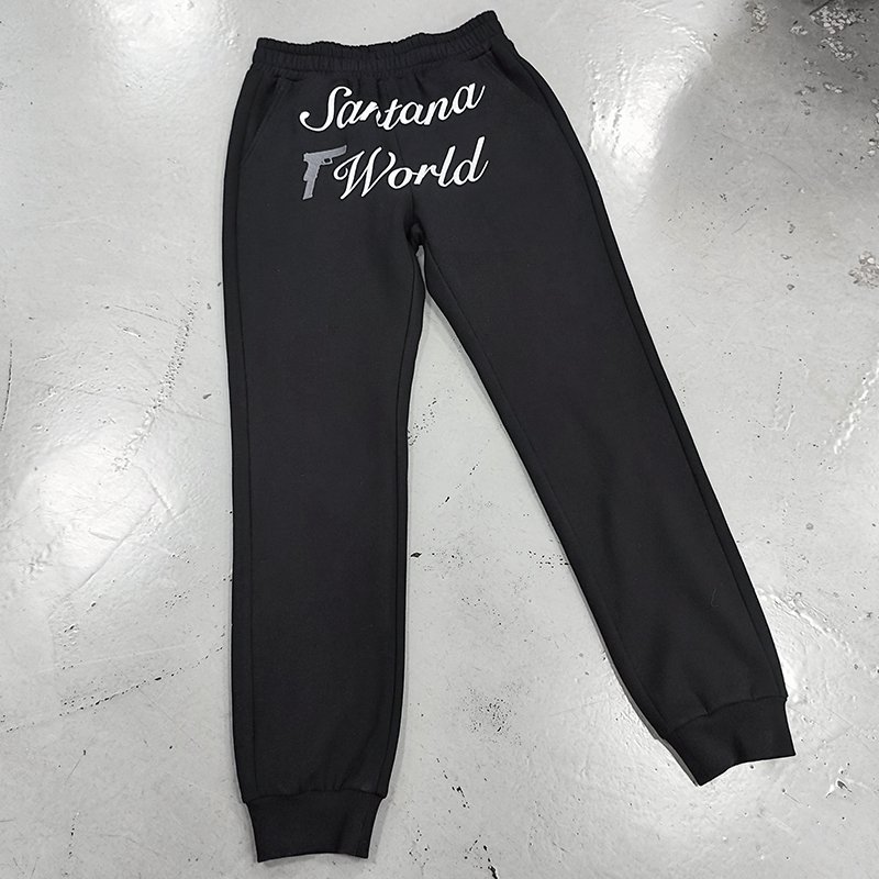 high quality sweatsuits unisex sets own logo stacked sweat suits DGT print custom design stacked pants sets men