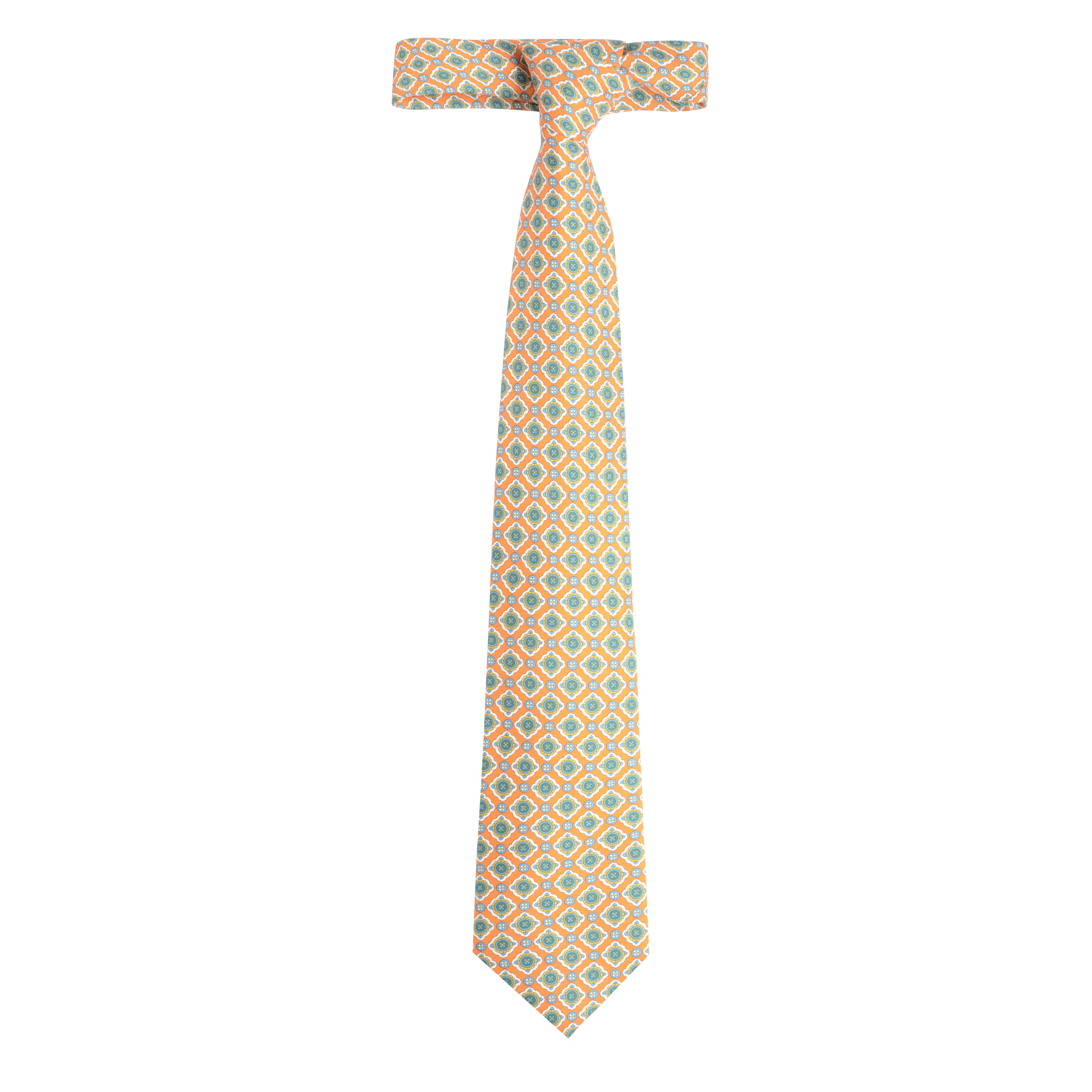 Hamocigia OEM Manufacture 100% Silk Printed fabric Necktie