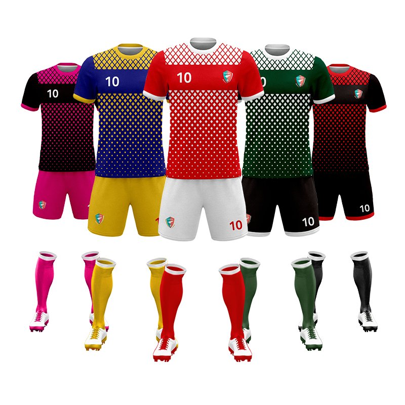 Printing Logo Soccer Team Wear Cheap Custom Sports Jersey New Model Latest Football Jersey Designs Soccer Uniform