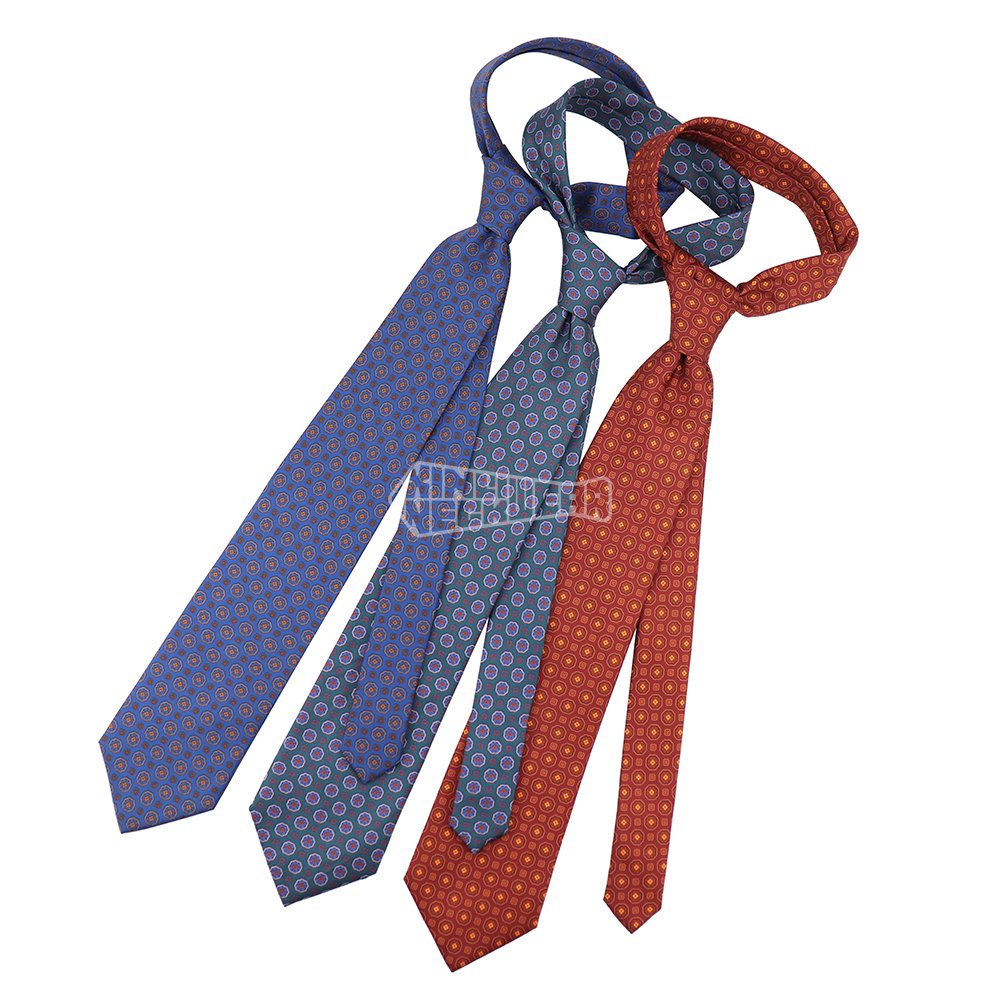 Floral Print Neckties Corbatas De Seda Para Hombre Necktie Green Red Blue Formal Tie Men