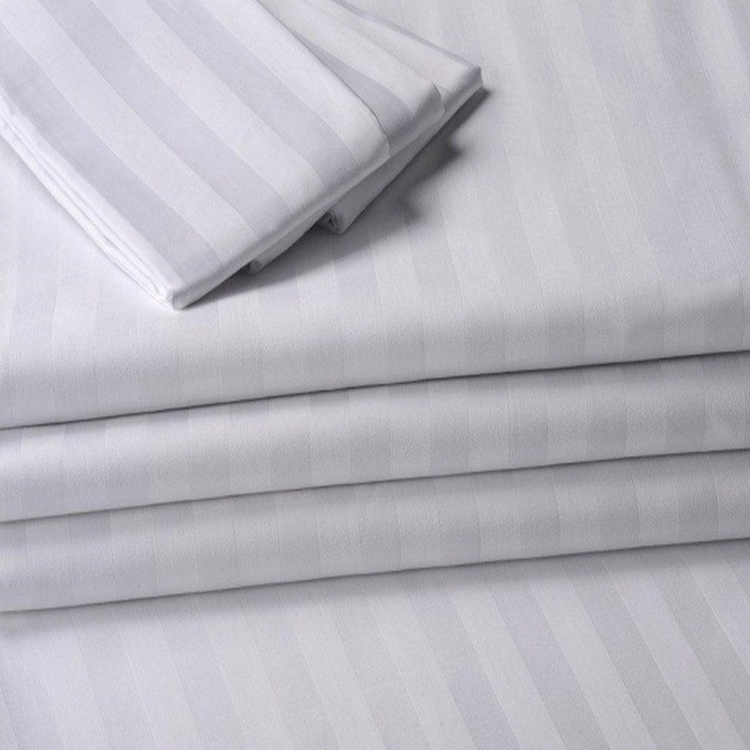 Factory wholesale cotton satin bedding fabric 100% combed cotton fabric roll