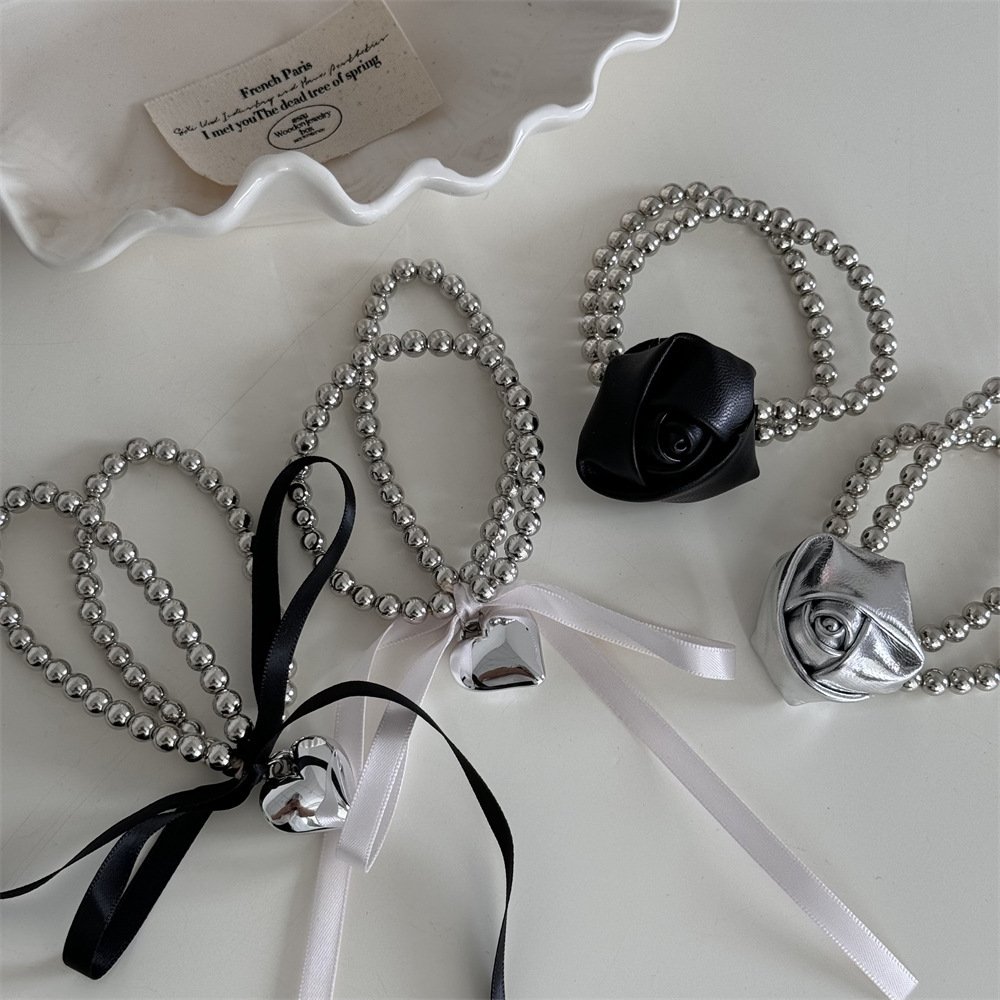 Sliver Glitter Elastic Hair Bands Rubber Rope Hair Tie Gum Headbands Ponytail Holder Women Girls Hair Accessories