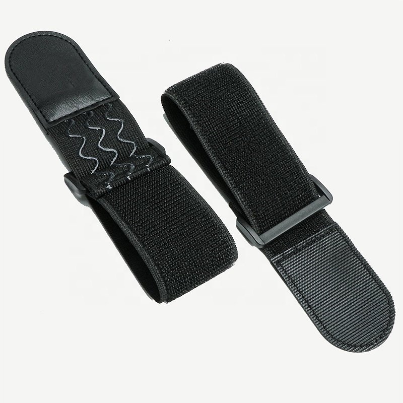 Black Non-Slip Hook And Loop Battery Tie Durable Fastening Strap Hook and Loop Strap with Silicone