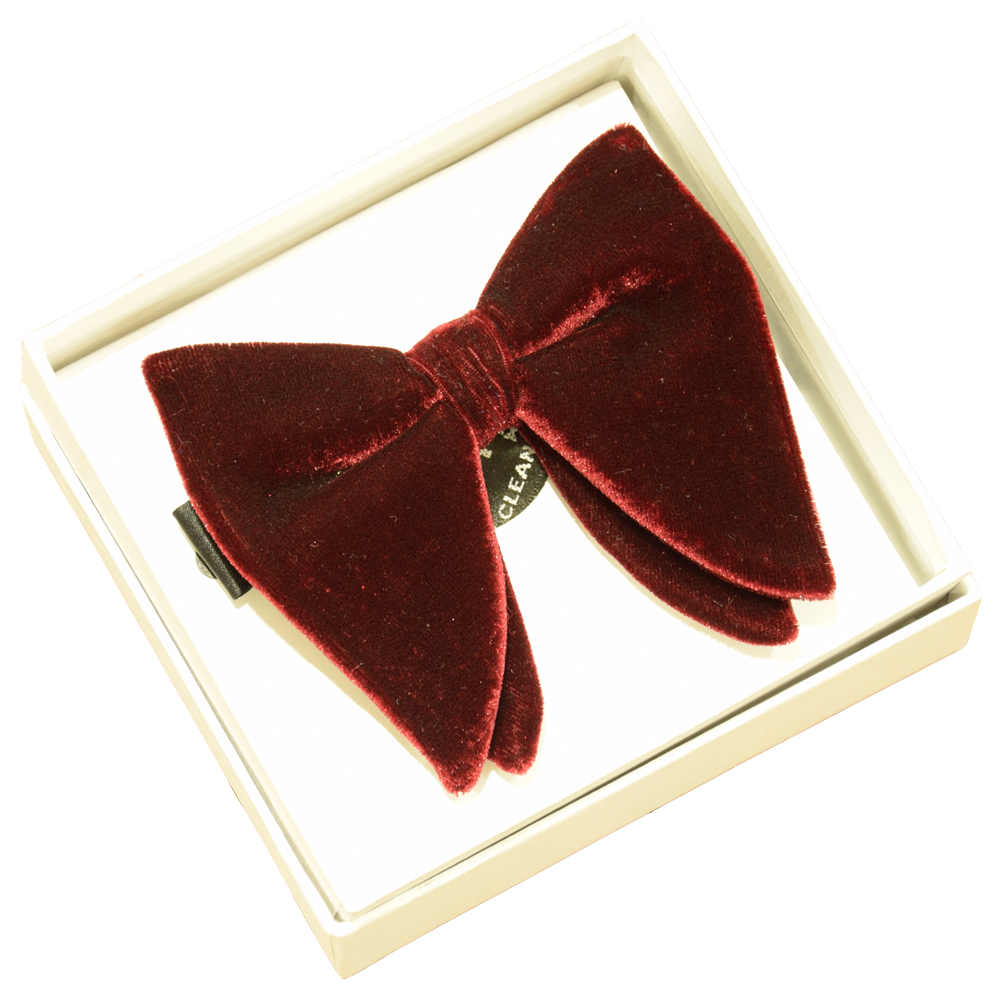 Luxury oversized tomford custom black velvet bow tie for men