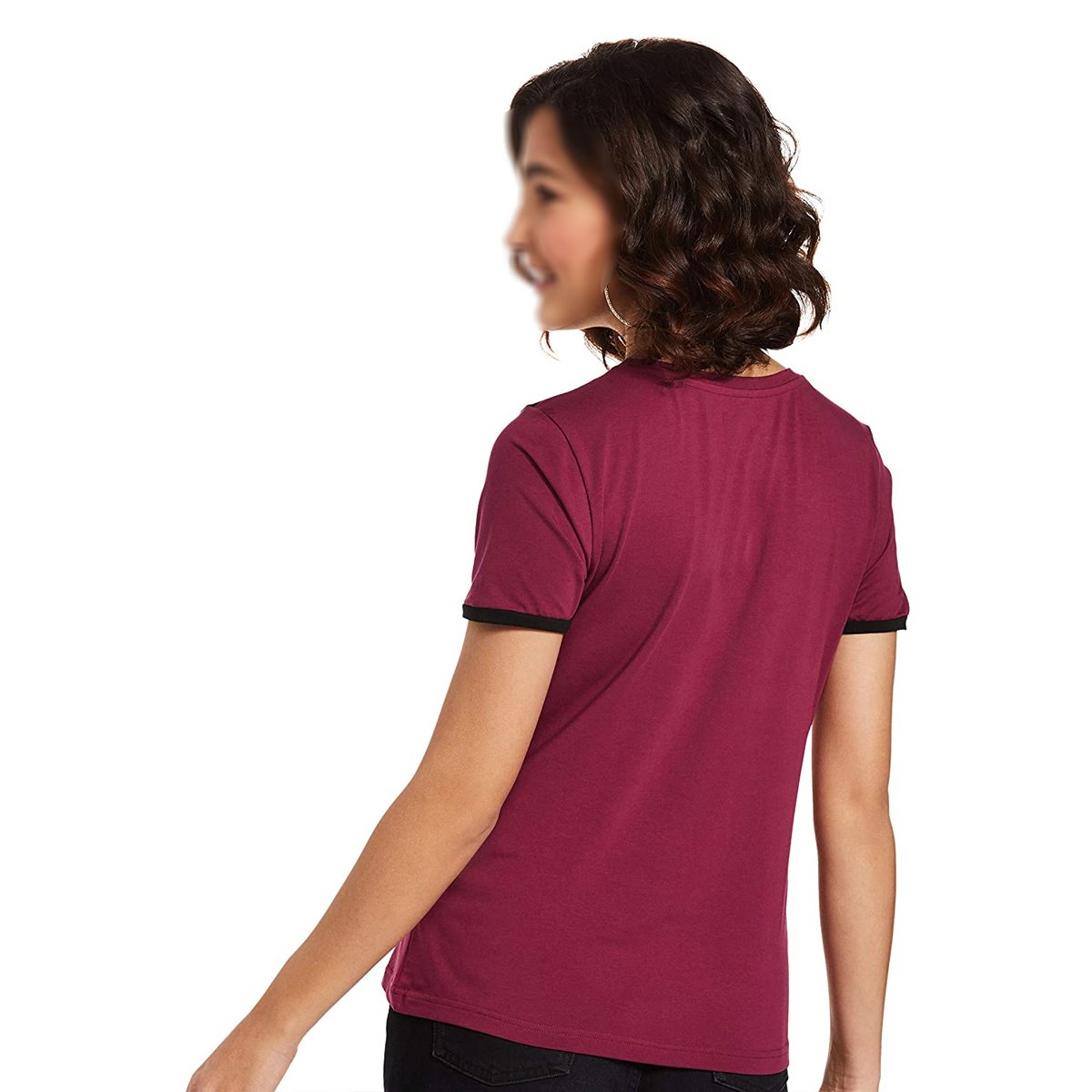 Breathable High Quality Plain Women T Shirts Casual Wear Color Block Round Neck Women Fashion Clothes T Shirts By Keembro
