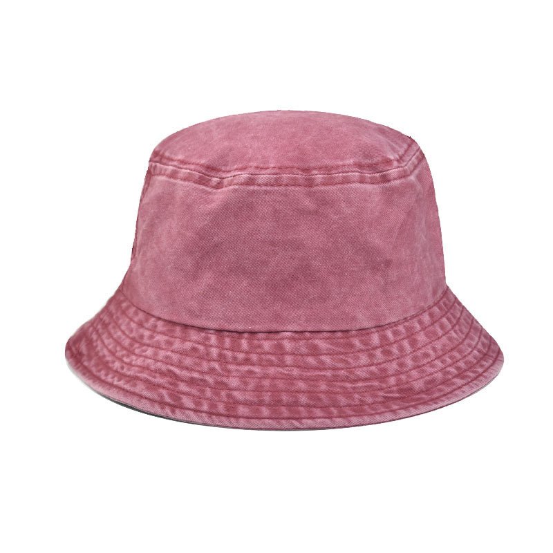 Tie Dye Bucket Hats Hot Selling Letters Embroidery Unisex Character Cotton Double Reversible Pink Custom OEM Service Hebei 50pcs