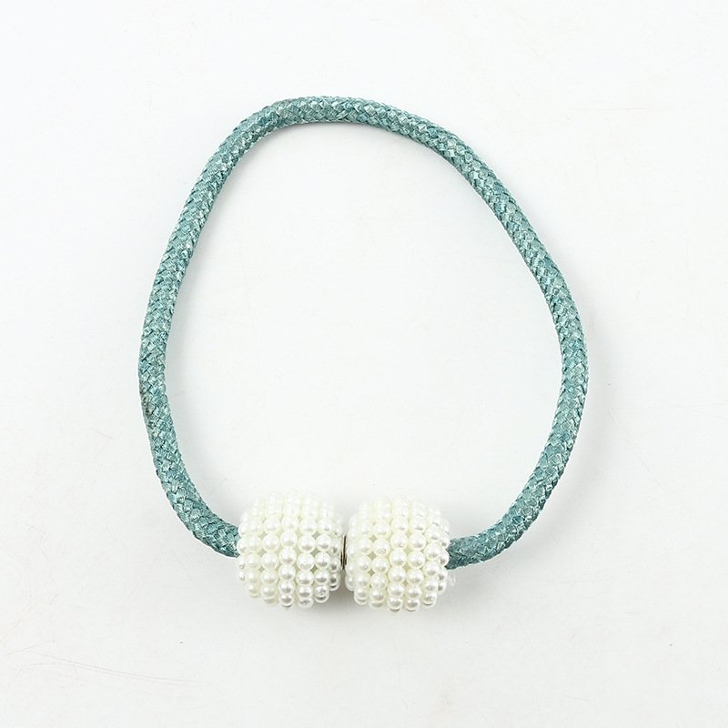 New Arrival Home Drapery Decorative Support Weave Rope Buckle Tie Back Holdback Holder Accessories Magnetic Curtain Tiebacks