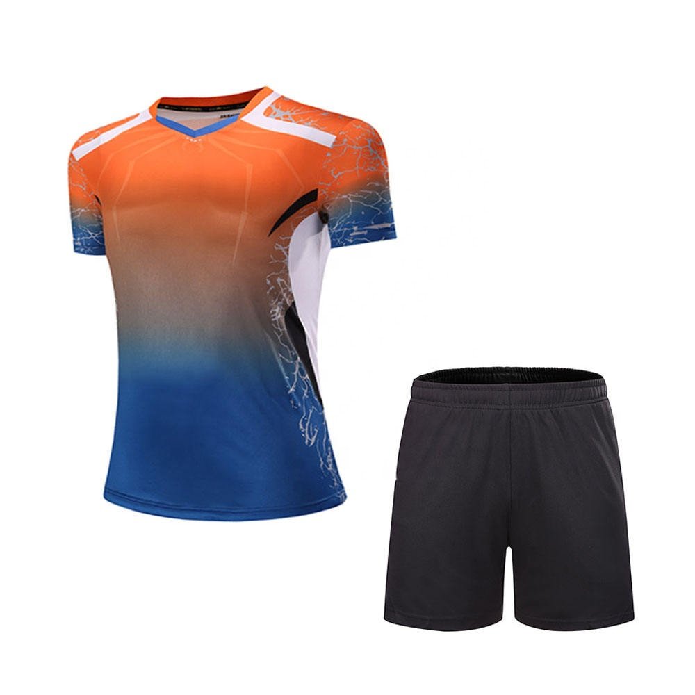 Top Quality Men Sportswear Tennis Uniform Shorts & Jersey For Adult Breathable Stuff Wholesale Custom Women Table Tennis Skirt