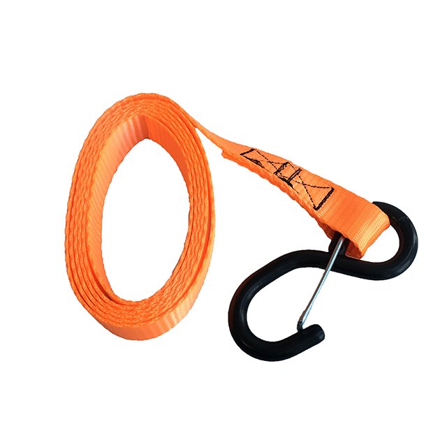 1 Inch Nylon Webbing Hot Sell Custom Design Logo Lashing Webbing Cam Buckle tie Down Strap S Hook