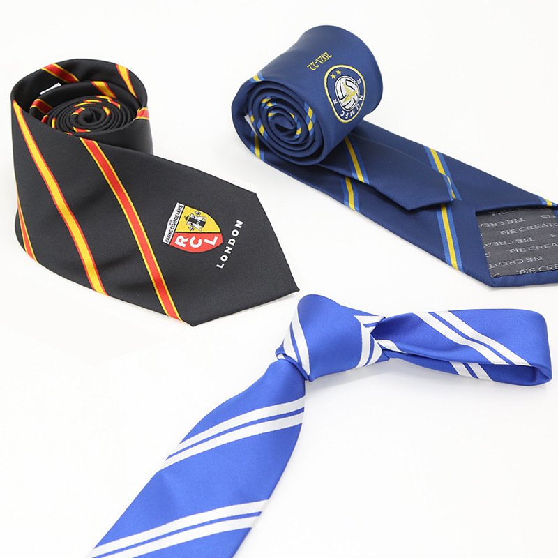 100% Silk Men School Custom Logo Ties Plain Neck Ties for Men Custom