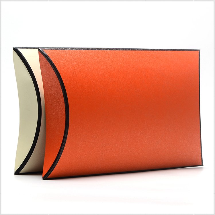 Custom Logo Pillow Boxes 3 bundles hair extension packaging box with handles